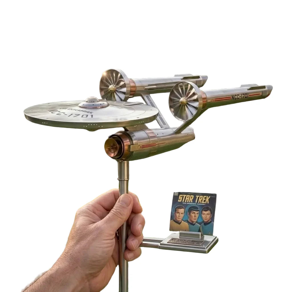 GalacticOrbit – Sternenschiff-Garten-Windrad-Dekoration