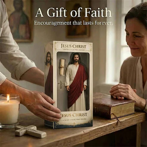 (🎁Letzter Tag 75% RABATT)🙏✝️Jesus Christus Limitierte Sammleredition 1/6 Scale Figur
