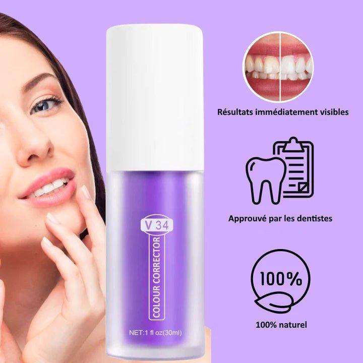 1+1 GRATIS | PureSmile® | Whitening Zahnpasta – Neutralisiert Gelbstich & sorgt für strahlende Zähne 😁