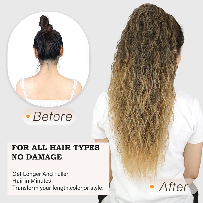SilkiPony â Natural Hair Ponytail Extension