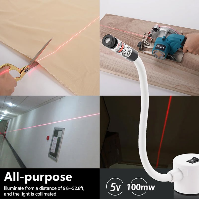 QuiltAlign – Magnetisches Laserlicht für Nähmaschinen