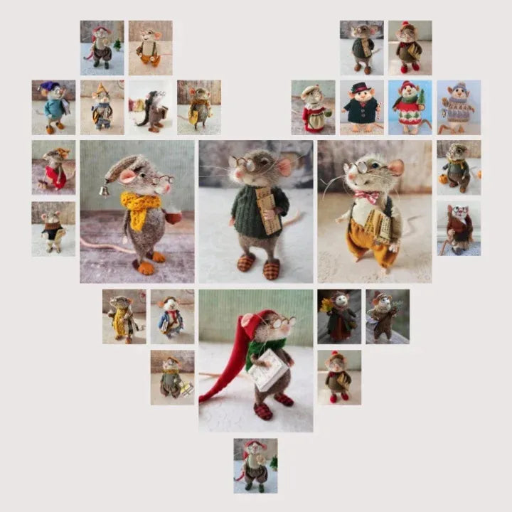 WhiskerWool – Nadelfilz-Maus