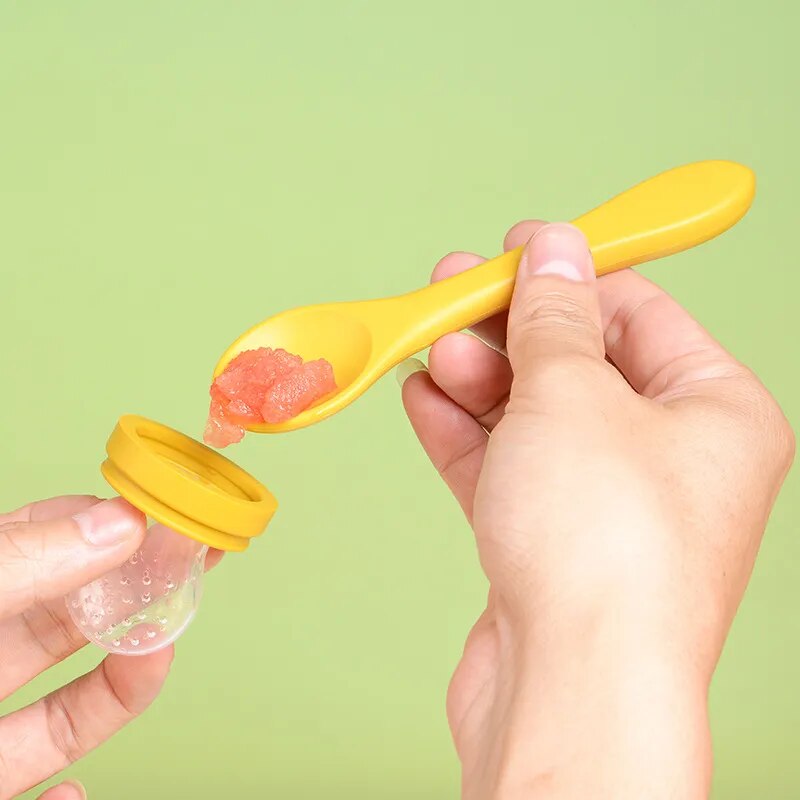 Silicone Mesh Baby Food Pacifier marnetic