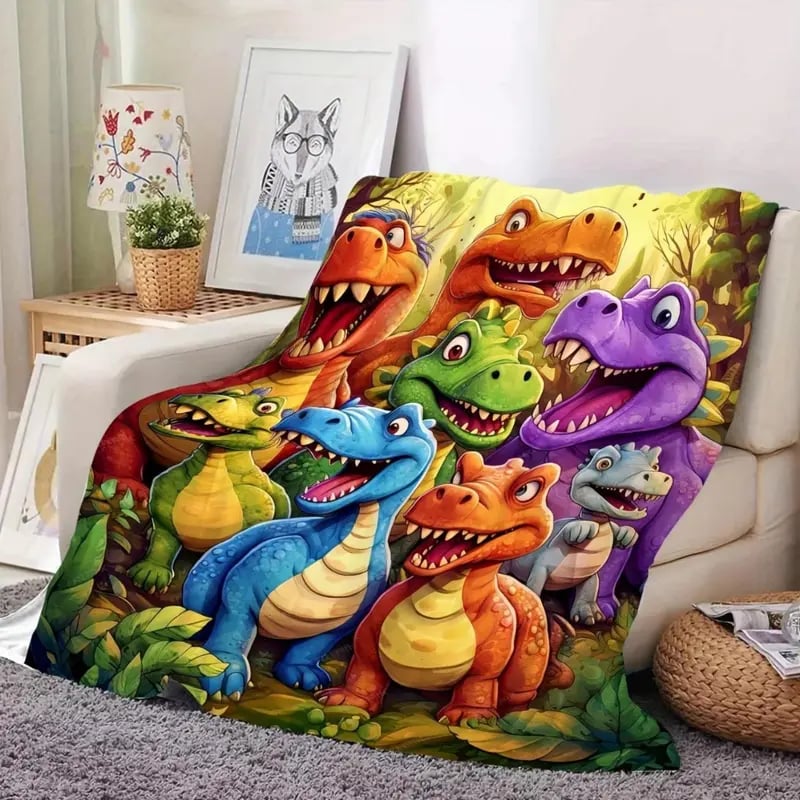DinoKuschel – Ultraweiche Dino-Decke