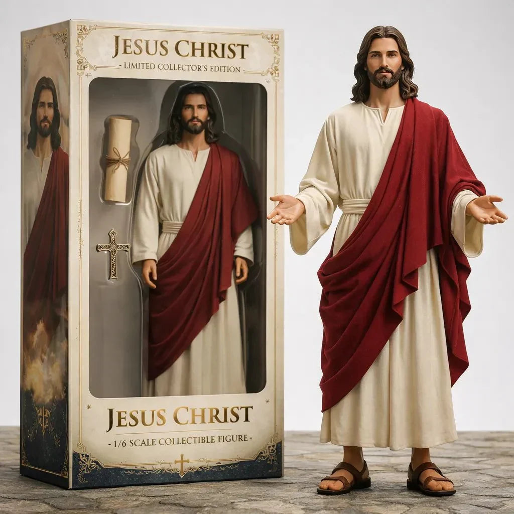(🎁Letzter Tag 75% RABATT)🙏✝️Jesus Christus Limitierte Sammleredition 1/6 Scale Figur