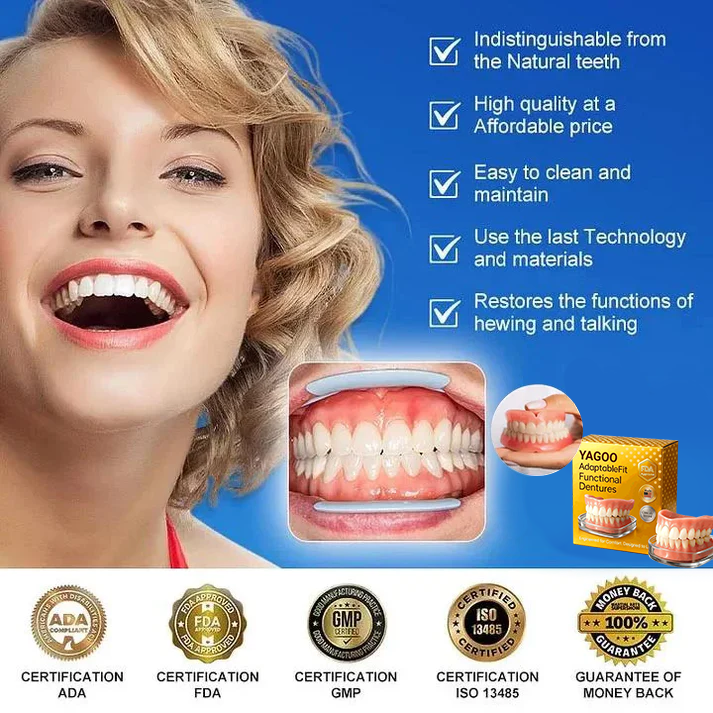 🌎Nur noch heute: 70 % Rabatt! ⏰Yagoo™ Medizinische Vollprothese mit starker Saugkraft🦷Erhalten Sie die Zertifizierung der American Dental Association (ADA).