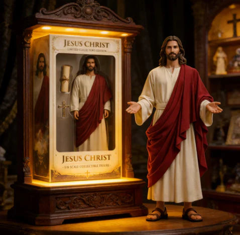 (🎁Letzter Tag 75% RABATT)🙏✝️Jesus Christus Limitierte Sammleredition 1/6 Scale Figur