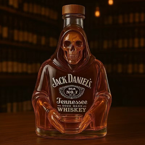 NightSpirit – Mystische Aura Whiskey-Flasche für Halloween