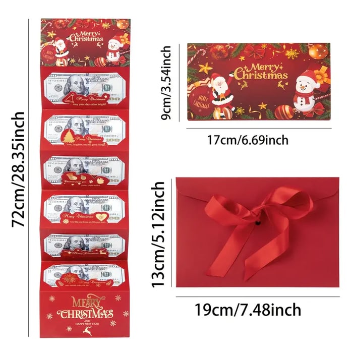 MerryMoney – Weihnachtsgeldgeschenkkupfer