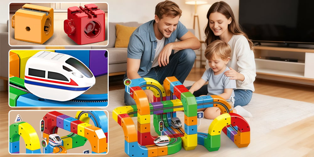 EngineerExpress – Interaktiver 3D-Zug – Gestalte deine Fantasie