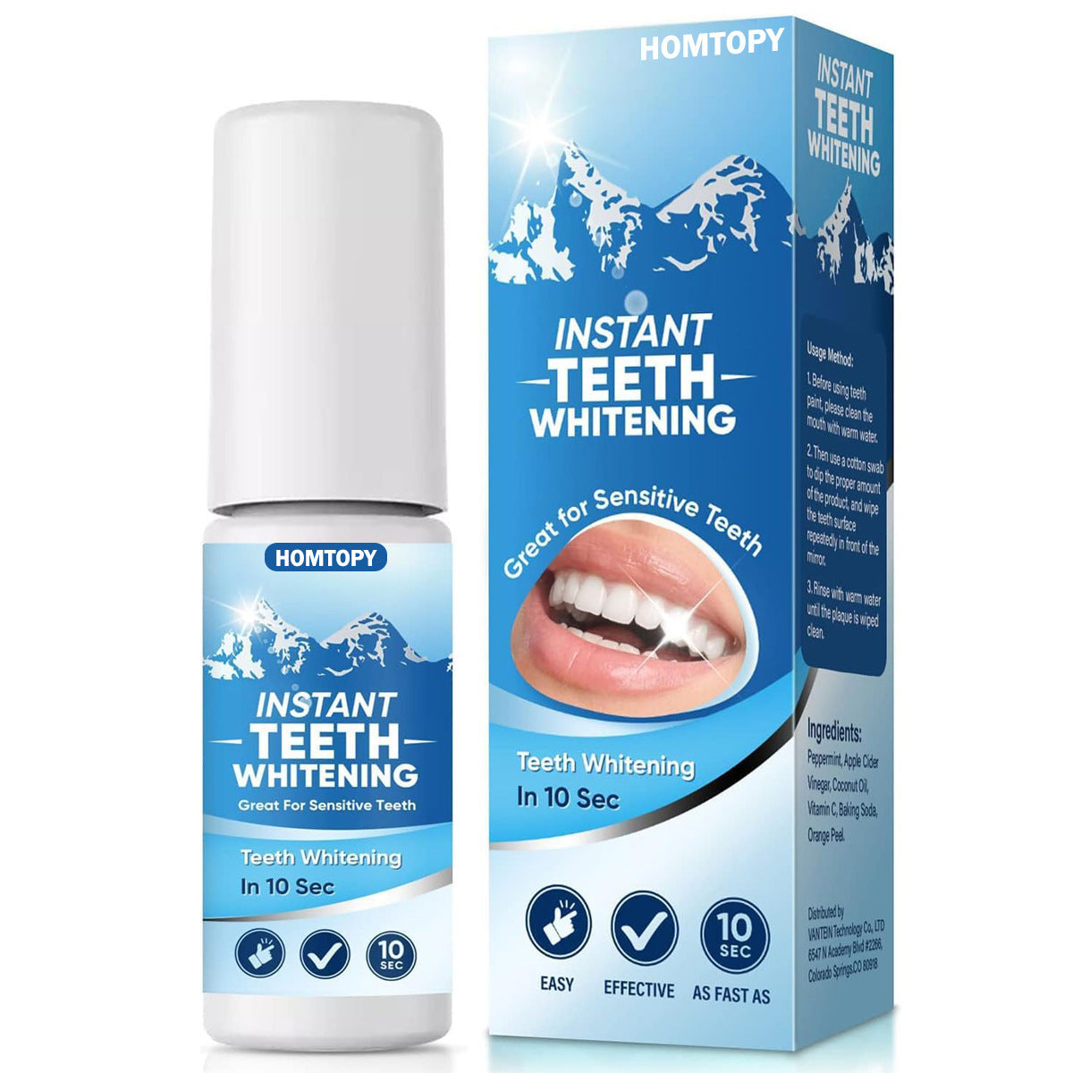 Instant Teeth Whitening Paint