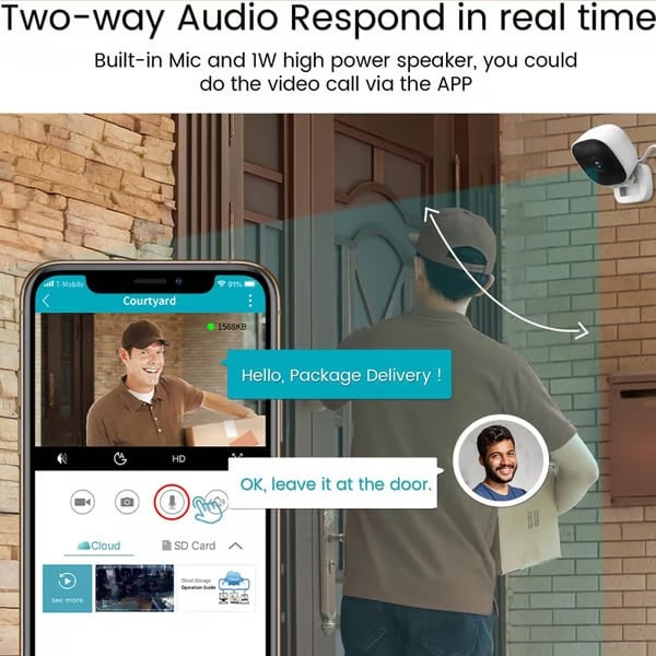 ClearGuard – Ultra-HD-Überwachungskamera