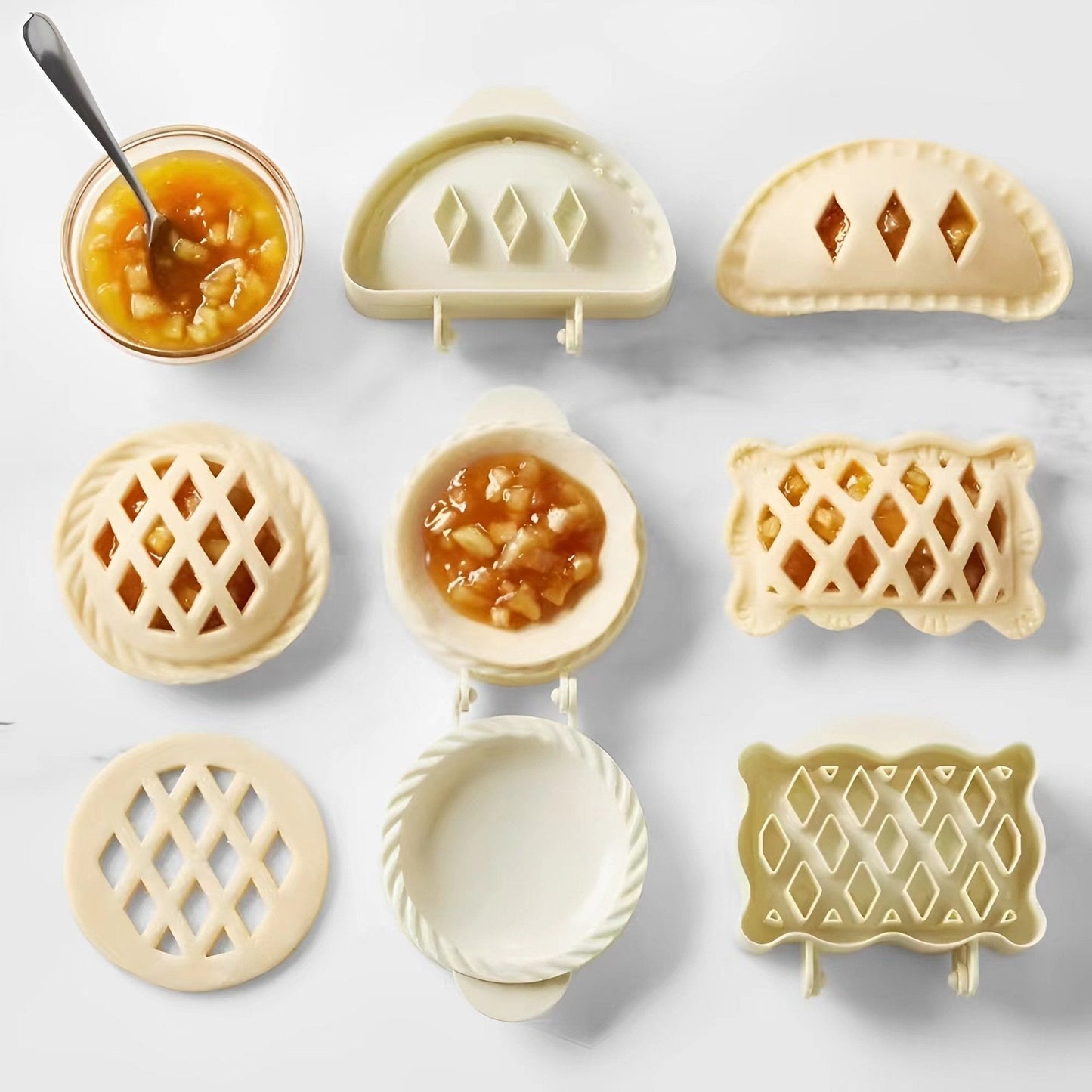 PieCharm-Set – Kreieren Sie köstliche Herbstkuchen in 3 festlichen Formen