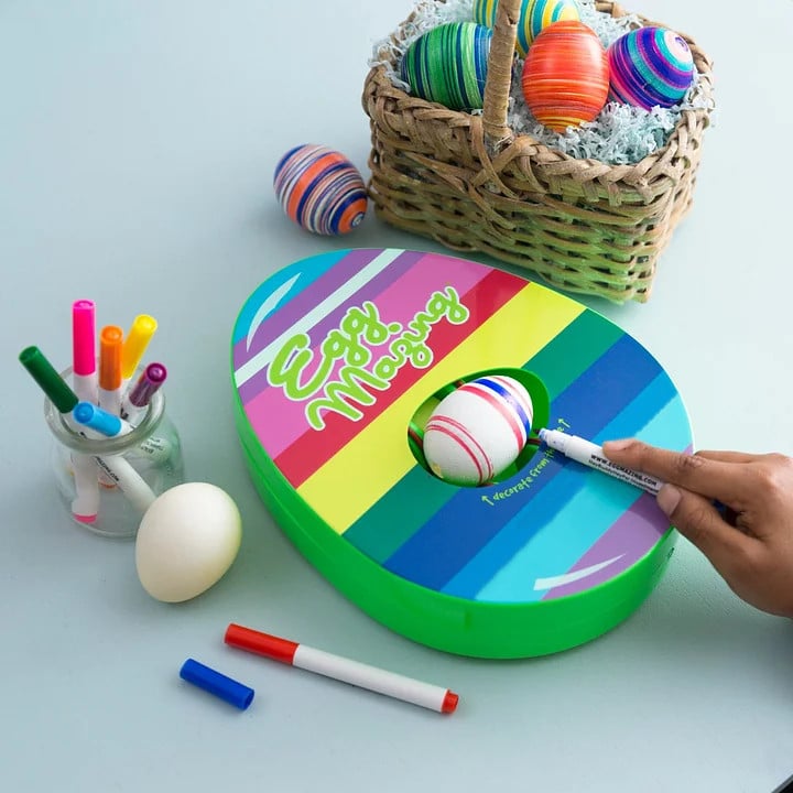 DIY Kid Joy Mazing Egg Lathe marnetic