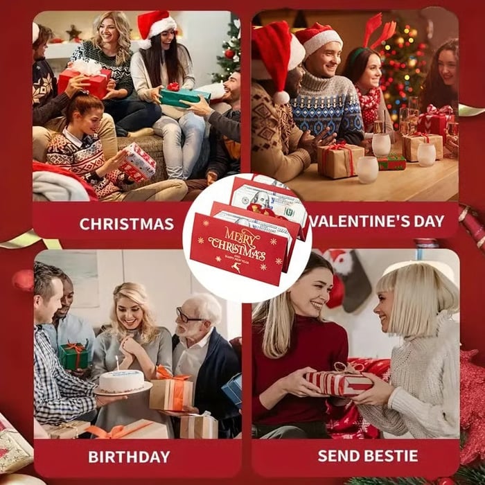 MerryMoney – Weihnachtsgeldgeschenkkupfer