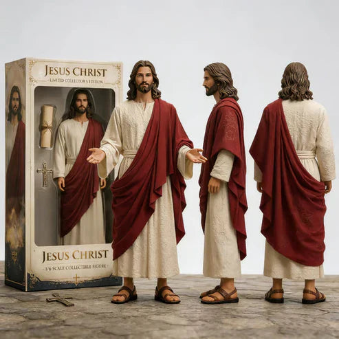 (🎁Letzter Tag 75% RABATT)🙏✝️Jesus Christus Limitierte Sammleredition 1/6 Scale Figur