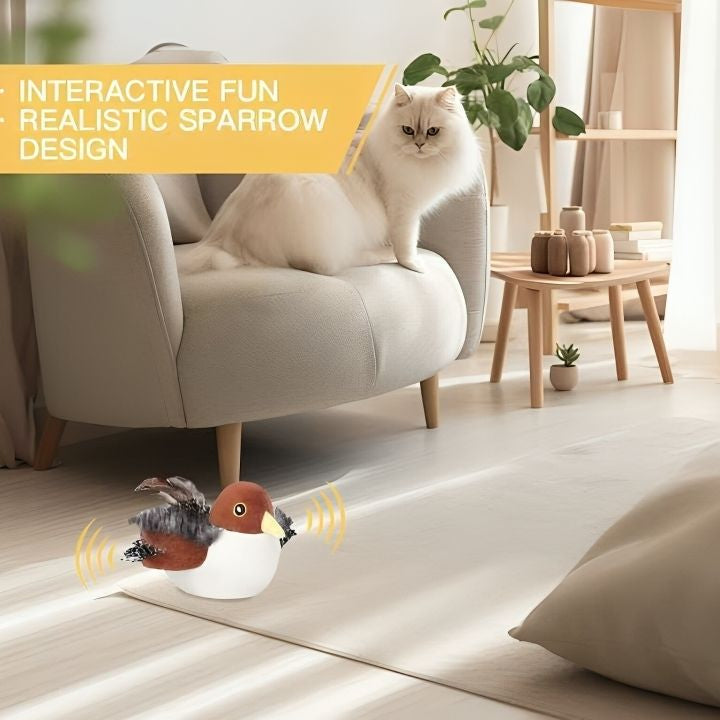 WhiskerChase – Intelligentes interaktives Katzenspielzeug