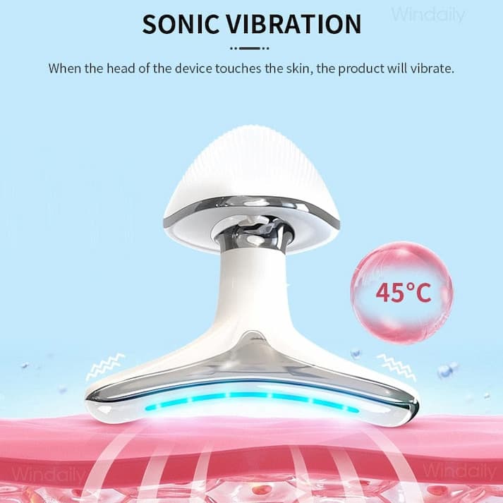 GlowLift – 3-in-1 Nacken- & Gesichts-Bluetooth-Massager
