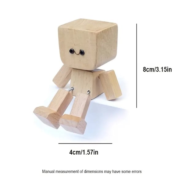 HappyTimber – Schaukelfigur aus Holz mit 12 magnetischen Emotionen