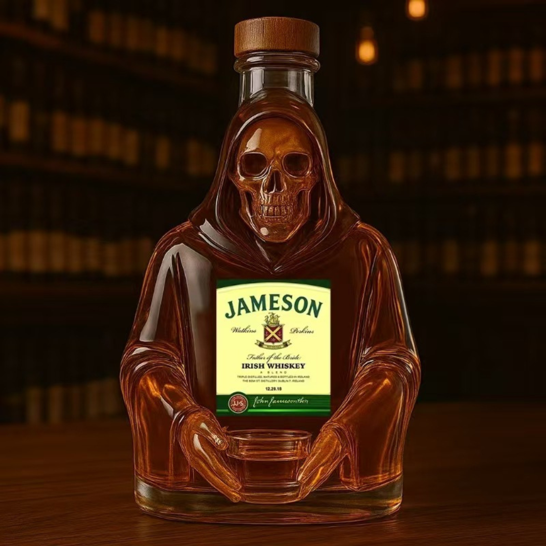 NightSpirit – Mystische Aura Whiskey-Flasche für Halloween