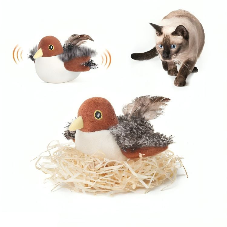WhiskerChase – Intelligentes interaktives Katzenspielzeug