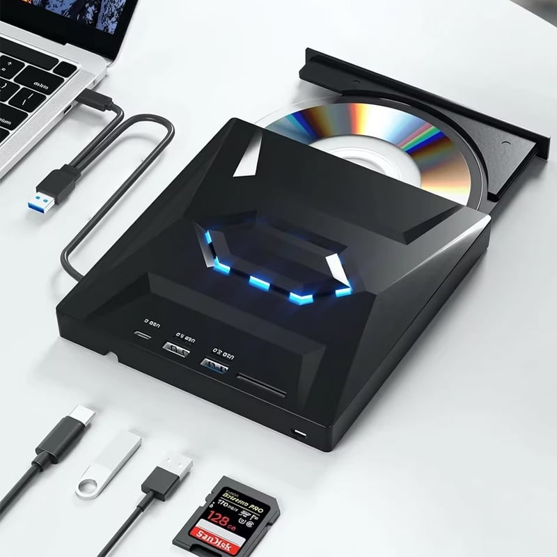 UltraRead | 7-in-1 USB Blu-ray- und DVD-Player-Laufwerk