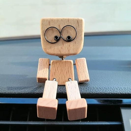 HappyTimber – Schaukelfigur aus Holz mit 12 magnetischen Emotionen