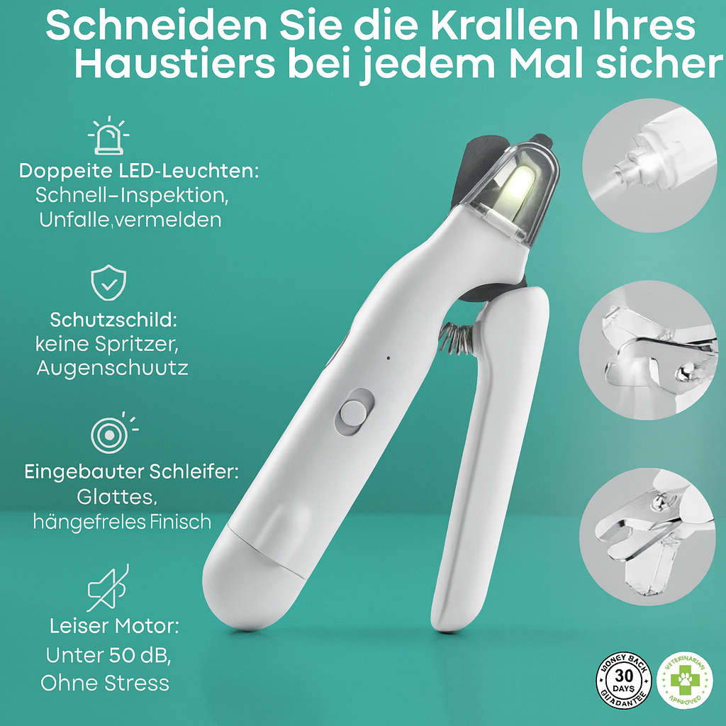PawCare | 2-in-1-LED-Nagelknipser
