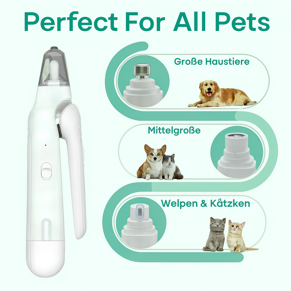 PawCare | 2-in-1-LED-Nagelknipser