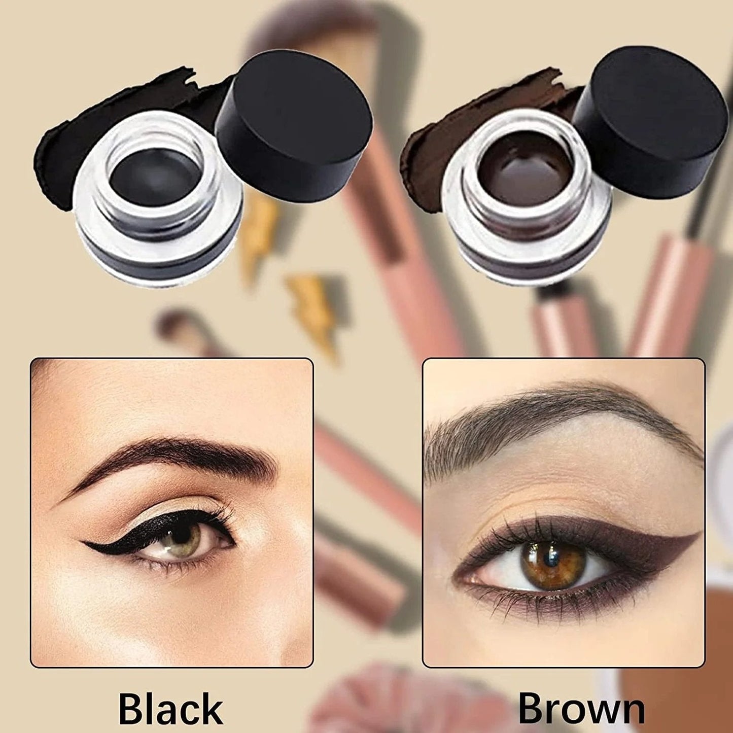 Eyeliner Stift | Präzisionsspitze | Langanhaltend & Wischfest | Perfekte Linien Ohne Übung