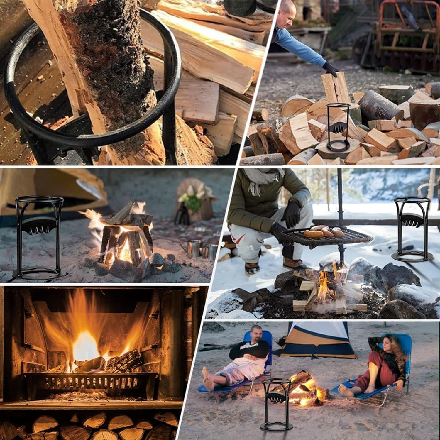 Holzspalter | Sicher & Effizient | Kein Axtgebrauch | Tragbar | ArcticAx