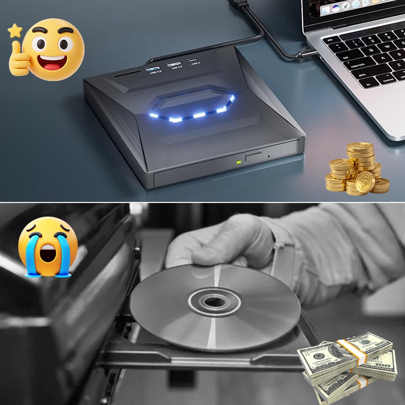 UltraRead | 7-in-1 USB Blu-ray- und DVD-Player-Laufwerk