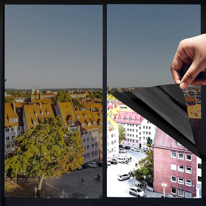 PrivacyShield – Selbstklebende Sichtschutzfolie für Fenster