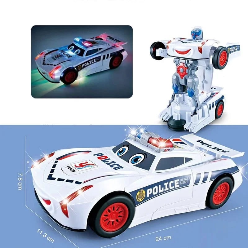 RoboPatrol – Verwandelbares Polizeiauto-Spielzeug