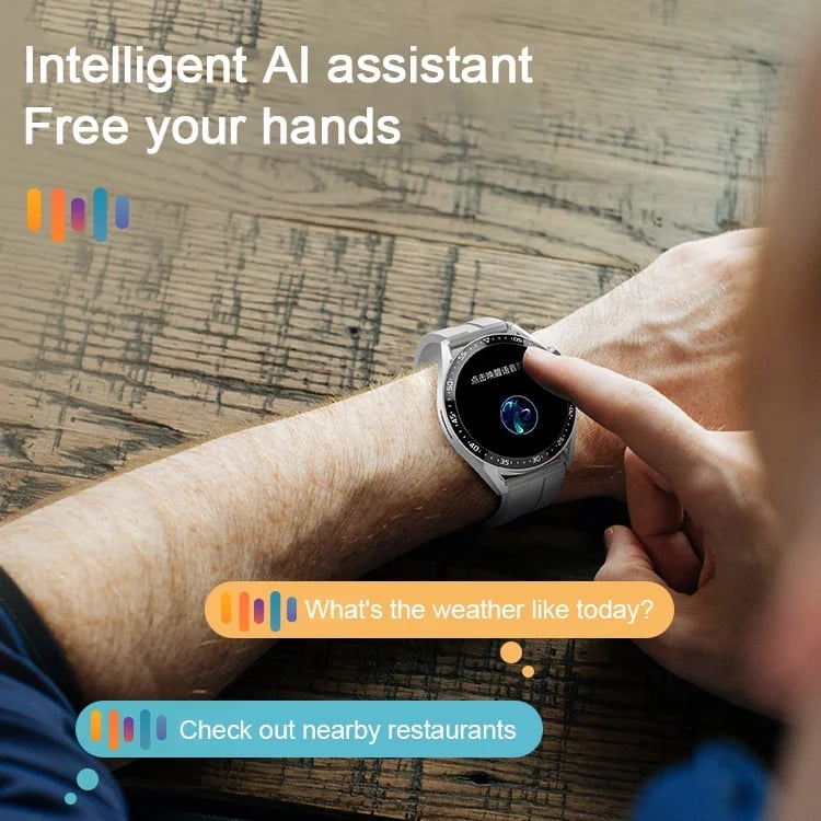 🔥HW schmerzfreie Blutzucker-GANZTÄGIGE Überwachung Smart Bluetooth Uhr