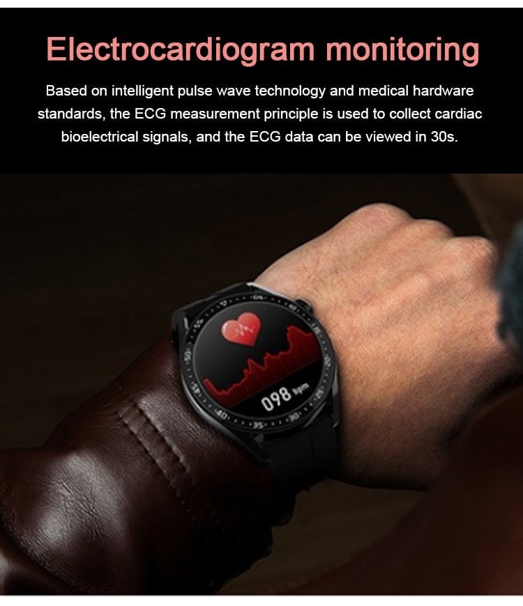 🔥HW schmerzfreie Blutzucker-GANZTÄGIGE Überwachung Smart Bluetooth Uhr