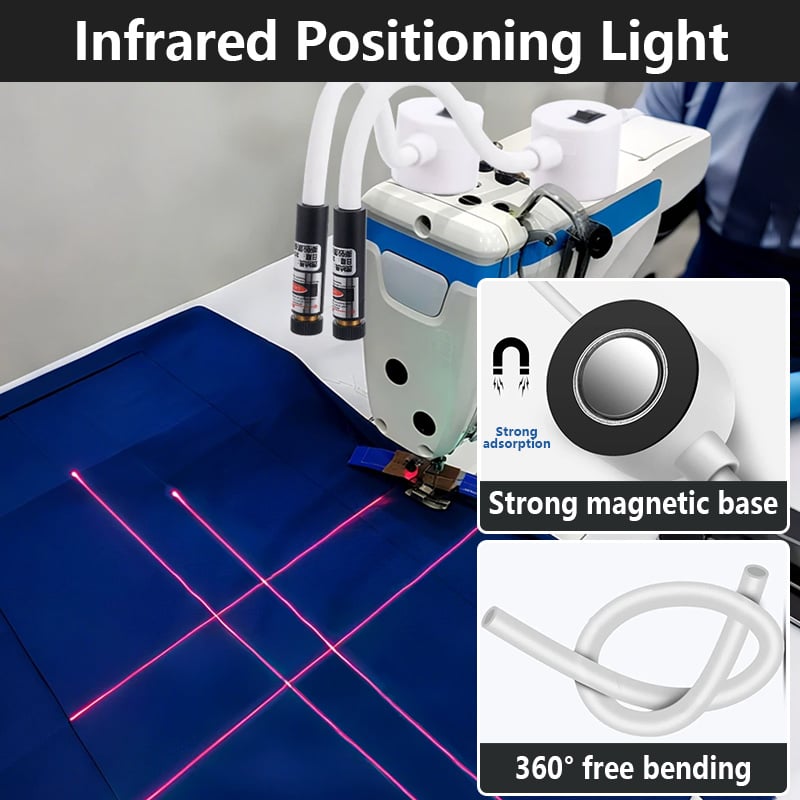 QuiltAlign – Magnetisches Laserlicht für Nähmaschinen
