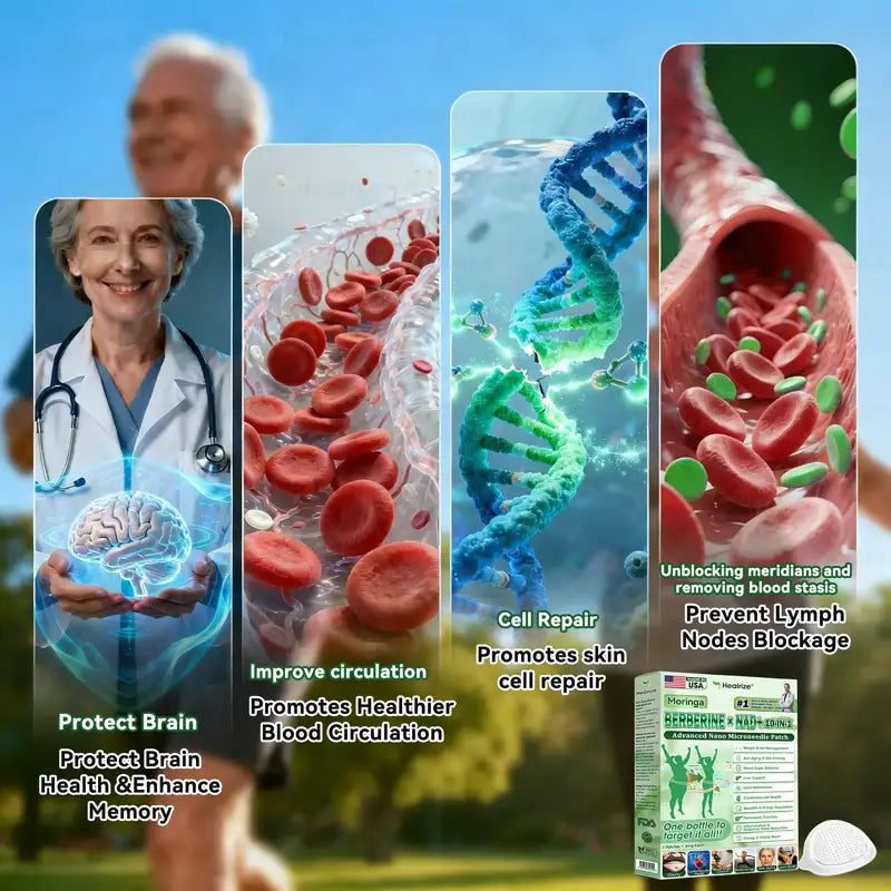 🇺🇸 𝐎𝐟𝐟𝐢𝐜𝐢𝐚𝐥 𝐔𝐒 𝐒𝐭𝐨𝐫𝐞 | 🧑‍⚕️🩺 𝐇𝐞𝐚𝐥𝐫𝐢𝐳𝐞® Moringa · Berberin × NAD+ 𝟏𝟎-𝐢𝐧-𝟏 𝐀𝐝𝐯𝐚𝐧𝐜𝐞𝐝 𝐍𝐚𝐧𝐨 𝐌𝐢𝐜𝐫𝐨𝐧𝐞𝐞𝐝𝐥𝐞 𝐏𝐚𝐭𝐜𝐡 — 𝐎𝐧𝐜𝐞 𝐃𝐚𝐢𝐥𝐲, Visible Results in 7 Days 