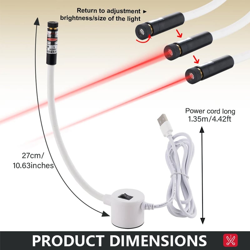 QuiltAlign – Magnetisches Laserlicht für Nähmaschinen