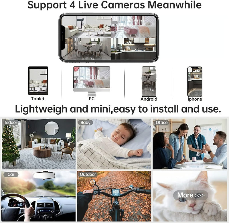 SecureSight – Mini 1080P WLAN-Kamera