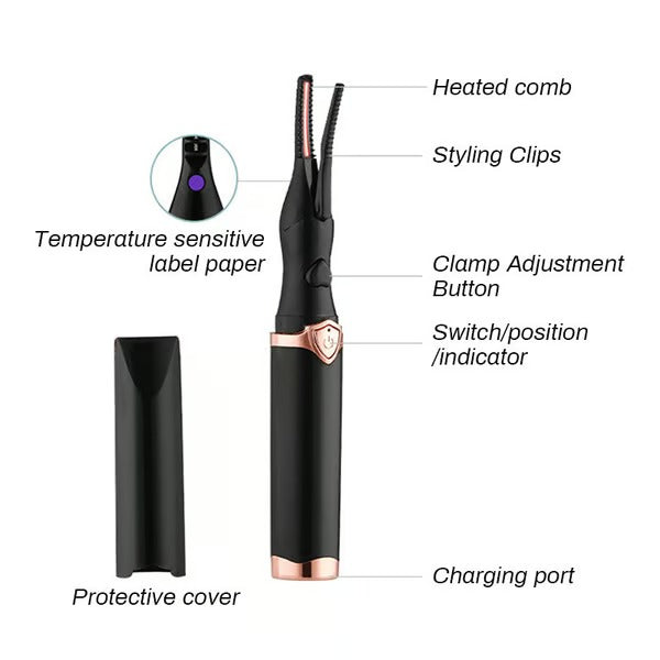 GlamCurl – Beheizbare Wimpernzange für Lifting & Volumen