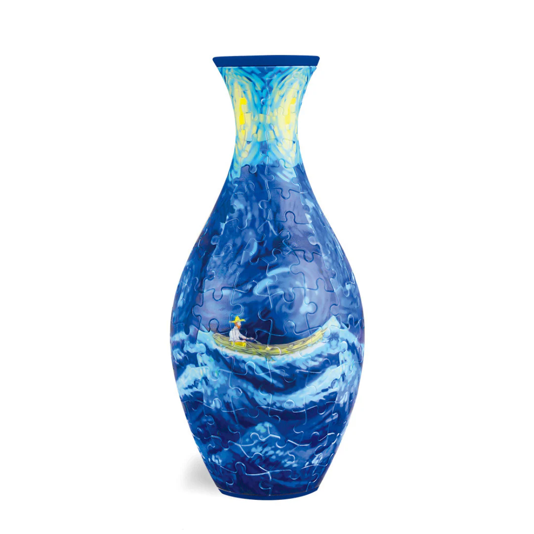 BloomCraft – Elegante 3D-Puzzle-Vase