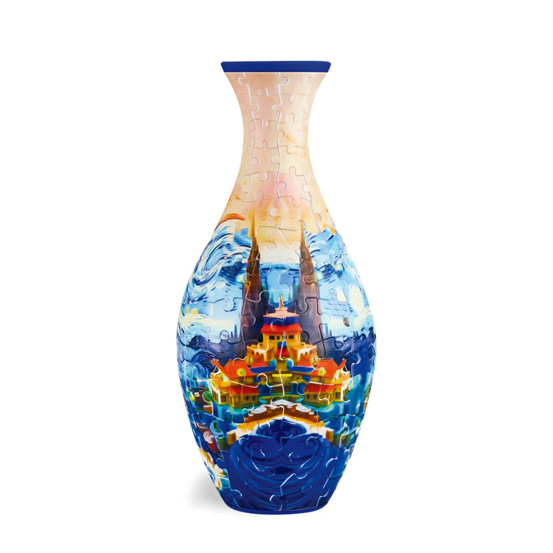 BloomCraft – Elegante 3D-Puzzle-Vase