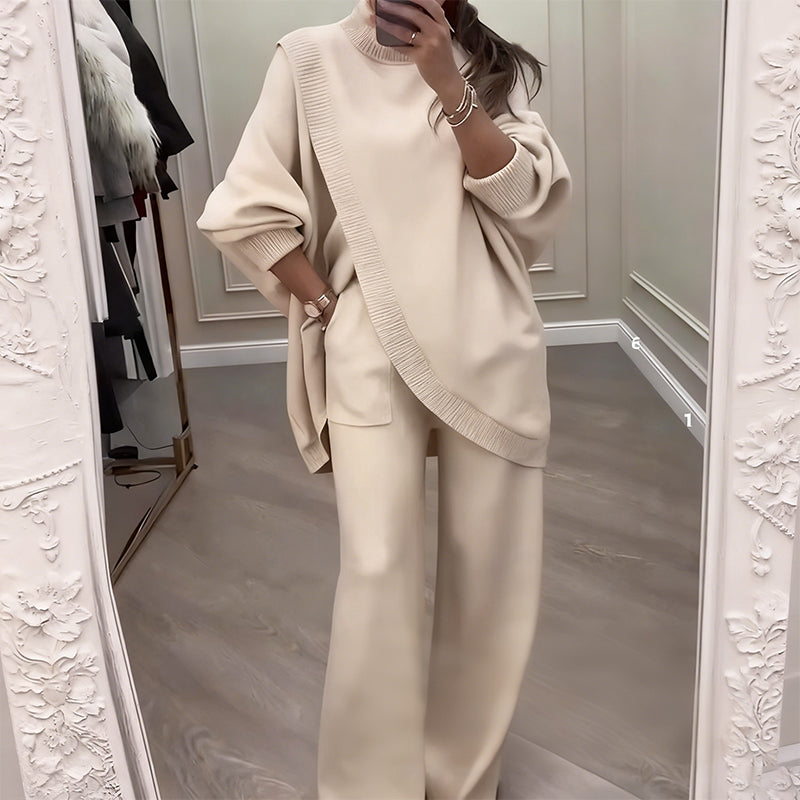 TranquilThreads – Oversized-Strickset – Lässige Eleganz