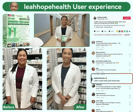 🇺🇸 𝐎𝐟𝐟𝐢𝐜𝐢𝐚𝐥 𝐔𝐒 𝐒𝐭𝐨𝐫𝐞 | 🧑‍⚕️🩺 𝐇𝐞𝐚𝐥𝐫𝐢𝐳𝐞® Moringa · Berberin × NAD+ 𝟏𝟎-𝐢𝐧-𝟏 𝐀𝐝𝐯𝐚𝐧𝐜𝐞𝐝 𝐍𝐚𝐧𝐨 𝐌𝐢𝐜𝐫𝐨𝐧𝐞𝐞𝐝𝐥𝐞 𝐏𝐚𝐭𝐜𝐡 — 𝐎𝐧𝐜𝐞 𝐃𝐚𝐢𝐥𝐲, Visible Results in 7 Days 